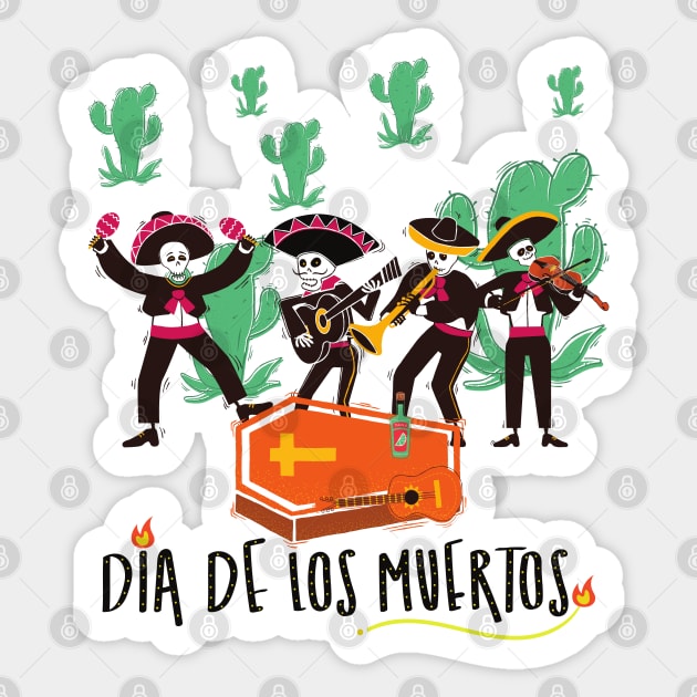 Dia de los muertos Sticker by Epic Shirt Store